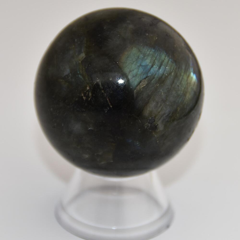 Labradorite Sphere Crystal Ball 1.8" diameter 4.572 cm Madagascar